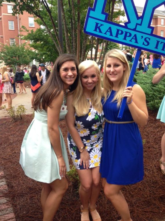 Auburn University bid day 2013